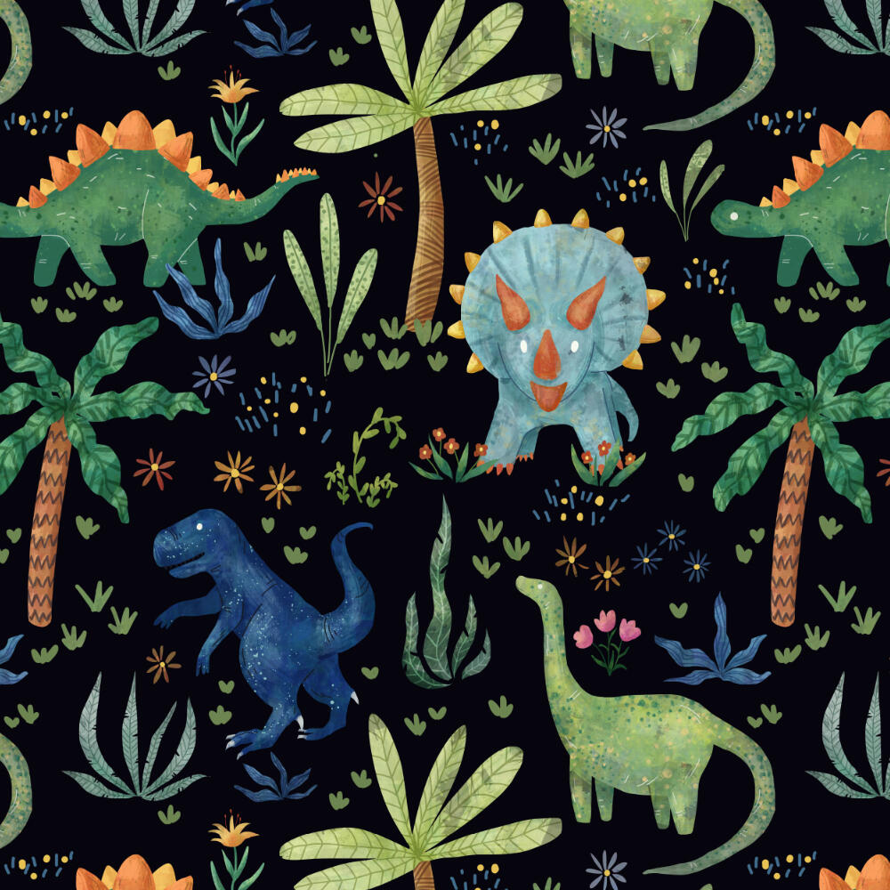 Pattern feat. sea fauna (tortuise) suitable for fabrics, curtains, wallcoverings, office stationary, office packaging, home decor, furniture