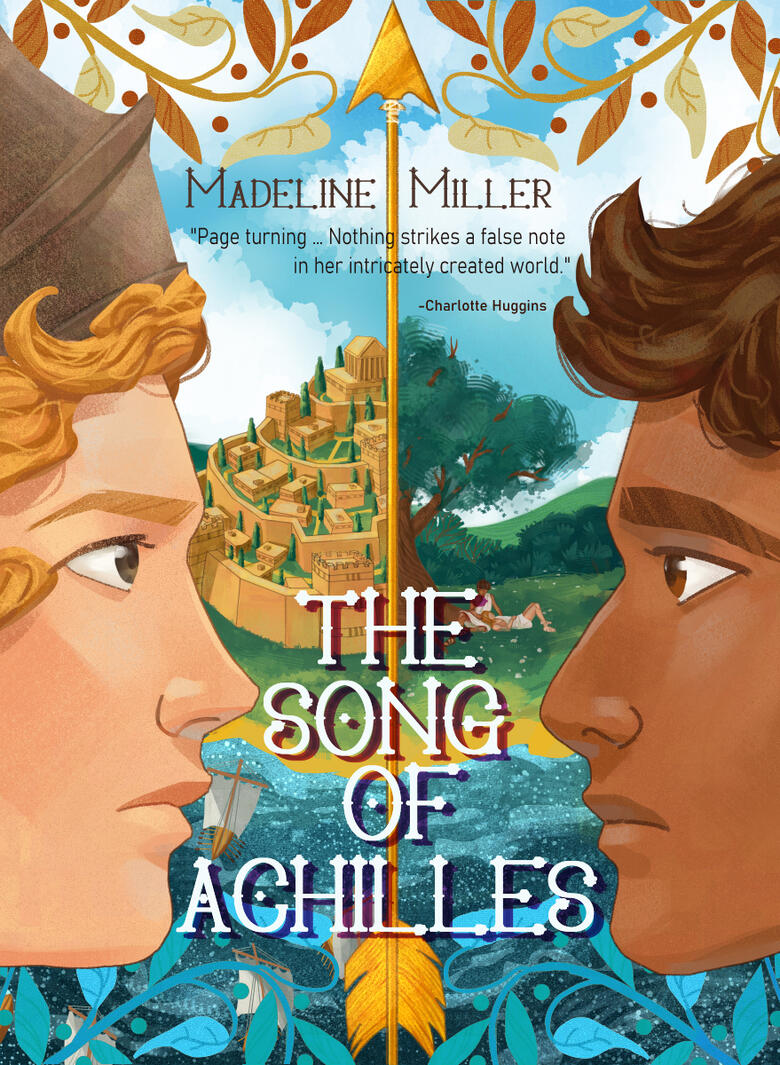 A cover illustration for Madeline Miller Novel The Song of Achilles. Personal project